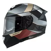 NZI Eurus 4 Stream Duo Vanguard full face helmet Black / Sand / Red / Tinted S Matt