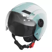 STORMER Ride Path open face helmet Turquoise Glossy