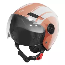 STORMER Ride Path open face helmet Coral Glossy