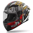 AIROH Connor Samurai full face helmet Black / Red Matt