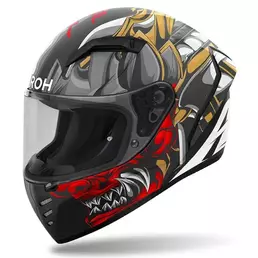 AIROH Connor Samurai full face helmet Black / Red Matt