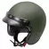 GARI G02X Fiberglass open face helmet Matt Military Green