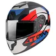 MT Helmets Atom SV Adventure modular helmet Глянцевый Синий (размер: xs)