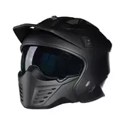 BAYARD XP-69 S Draco Hybrid open face helmet Серебристо-серый