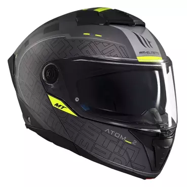 MT Helmets Atom 2 SV Destiny modular helmet Серый