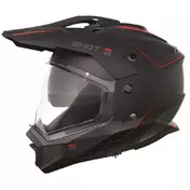 SHOT Trek Max Vision Rally full face helmet Black / Red Matt