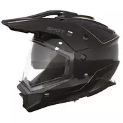 SHOT Trek Max Vision Rally full face helmet Black / Sand Glossy