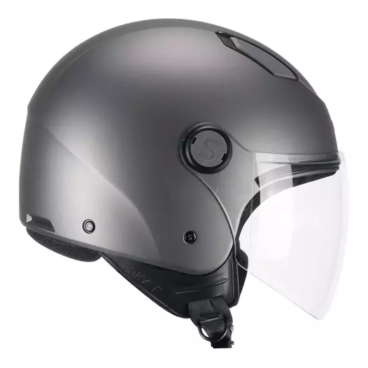 SKA-P 1LH Luke Mono open face helmet Satin Anthracite