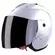 STORMER Sun Evo 2.0 open face helmet Белый