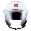 MT Helmets Street S open face helmet Glossy Silver (размер: s)