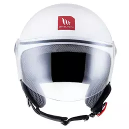 MT Helmets Street S open face helmet Glossy Silver