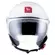 MT Helmets Street S open face helmet Glossy Silver