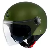 MT Helmets Street S open face helmet Зеленый