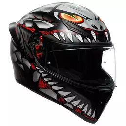 AGV K1 S Lyzard E2206 full face helmet Matt Black / Grey / Red