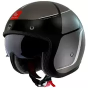 MT Helmets Le Mans 2 SV Luther open face helmet Серо-черный