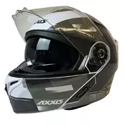 AXXIS Storm S SV Grip modular helmet Серый