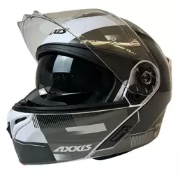 AXXIS Storm S SV Grip modular helmet Серый