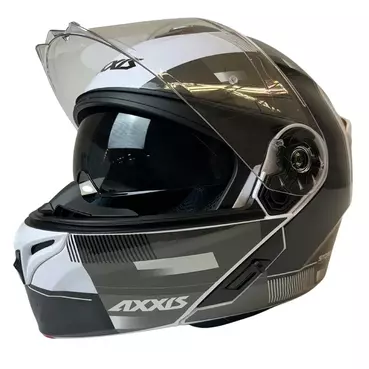 AXXIS Storm S SV Grip modular helmet Серый