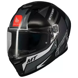 MT Helmets Stinger 2 Tron full face helmet Silver / White / Black