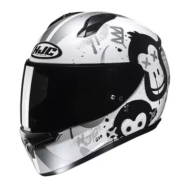 HJC C10 Geti full face helmet Silver / White / Black