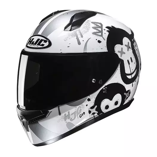 HJC C10 Geti full face helmet Silver / White / Black (размер: xs)