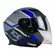 AXXIS OF504SV Mirage SV Damasko D7 open face helmet Синий