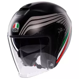 AGV Irides Bologna E2206 open face helmet Matt Black / Tricolore