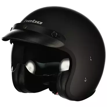 HEBO Bolita open face helmet Черный