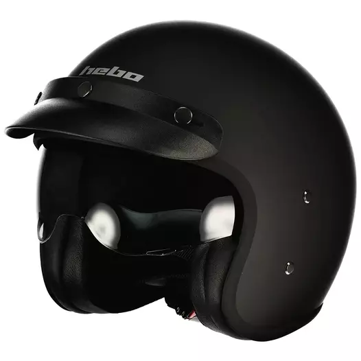 HEBO Bolita open face helmet Черный