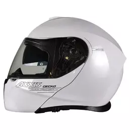 AXXIS Fu403SV Gecko SV Solid open face helmet Белый