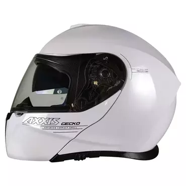 AXXIS Fu403SV Gecko SV Solid open face helmet Белый