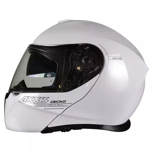 AXXIS Fu403SV Gecko SV Solid open face helmet Белый (размер: xs)