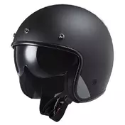 LS2 OF601 Bob II open face helmet Solid Matt Black