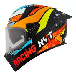 KYT R2R Max Replica Masia 2022 full face helmet Yellow / Orange / Black