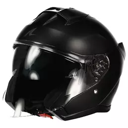 SHARK Skwal Jet Dark Shadow open face helmet Черный