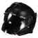 SHARK Skwal Jet Dark Shadow open face helmet Черный