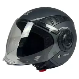 AXXIS OF513B Metro S open face helmet Matt Titanium