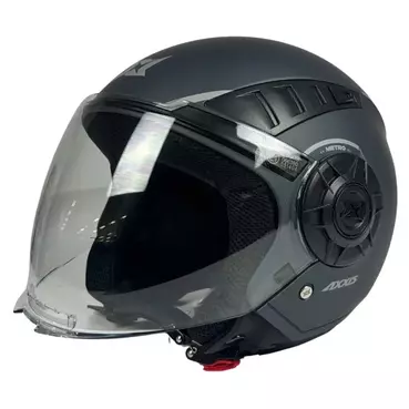 AXXIS OF513B Metro S open face helmet Matt Titanium
