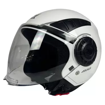 AXXIS OF513B Metro S open face helmet Белый