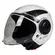 AXXIS OF513B Metro S open face helmet Белый