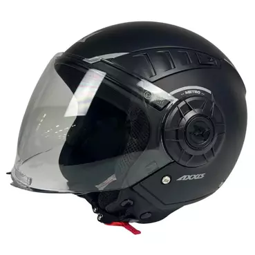 AXXIS OF513B Metro S open face helmet Черный