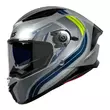 AXXIS Panther SV Tribute full face helmet Grey / Matt Blue