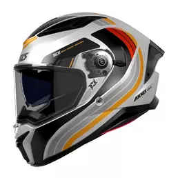AXXIS Panther SV Tribute full face helmet Black / White / Matt Orange