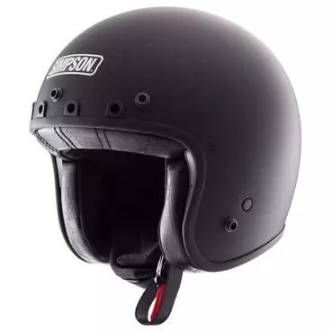 Simpson Chopper Solid ECE22.06 open face helmet Черный