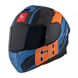 MT Helmets Targo Pro Welcome full face helmet Matt Fluo Orange