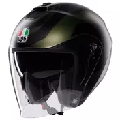 AGV Irides Sakai E2206 open face helmet Matt Green / Black