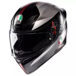 AGV K1 S Lap E2206 full face helmet Matt Black / Grey / Red