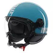 MOMO DESIGN FGTR Classic E2206 open face helmet Lake Blue / White