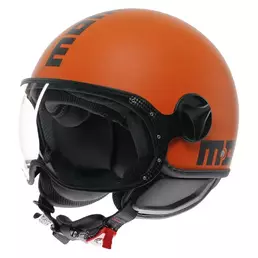MOMO DESIGN FGTR Classic E2206 open face helmet Matt Orange / Black (размер: xs)