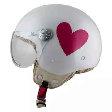NZI Pasarela Corazón open face helmet Розовый